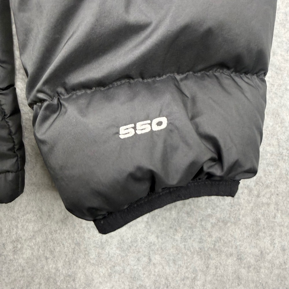 The North Face Jacket Mens Large Black 550 Goose Down Puffer Insulated Full Zip - Picture 3 of 14